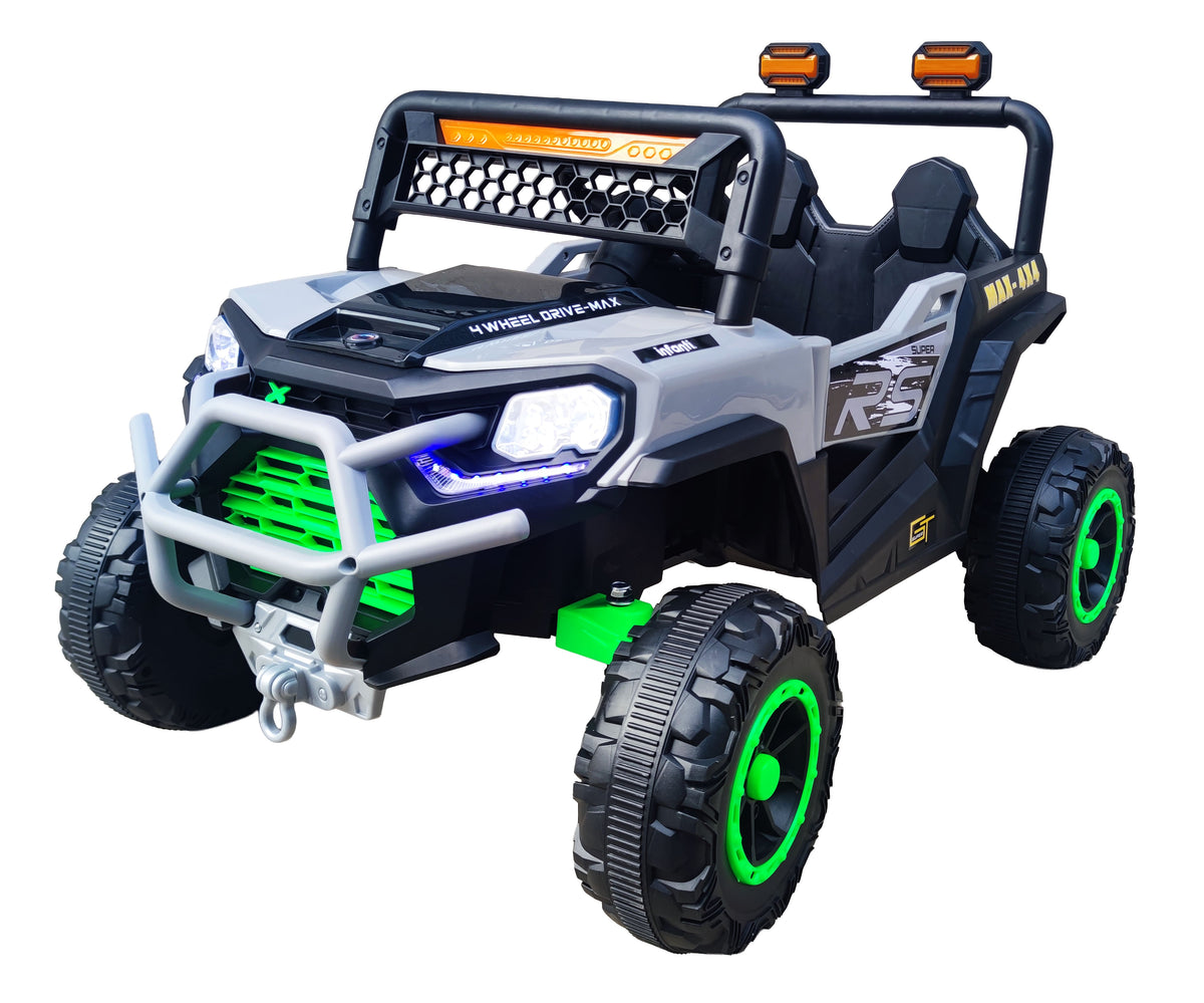 Carro Eléctrico Montable Tipo Rzr Todo Terreno Control, Infanti