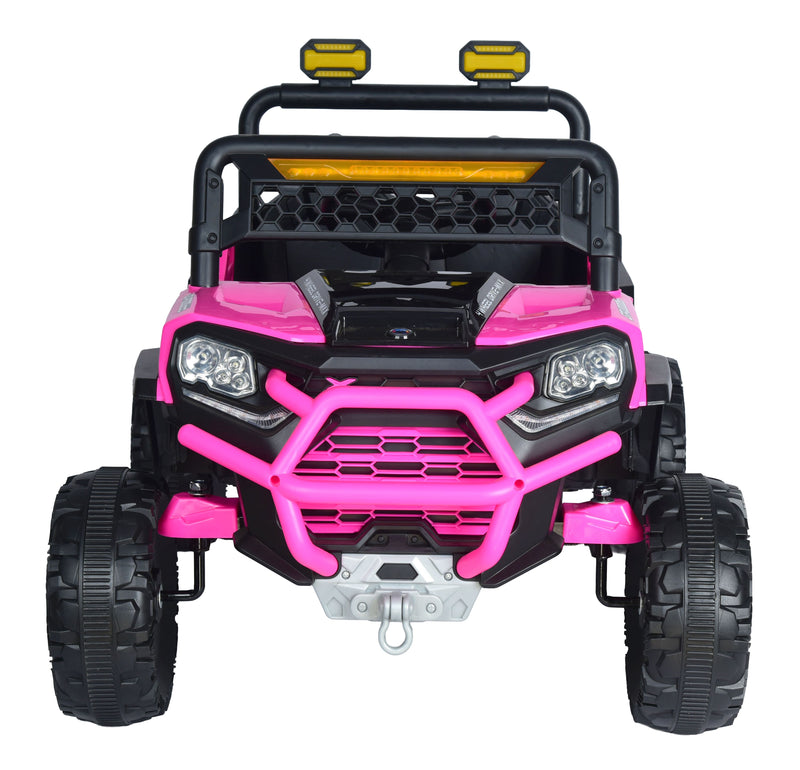 Carro Eléctrico Montable Tipo RZR Todo Terreno Con Control Remoto
