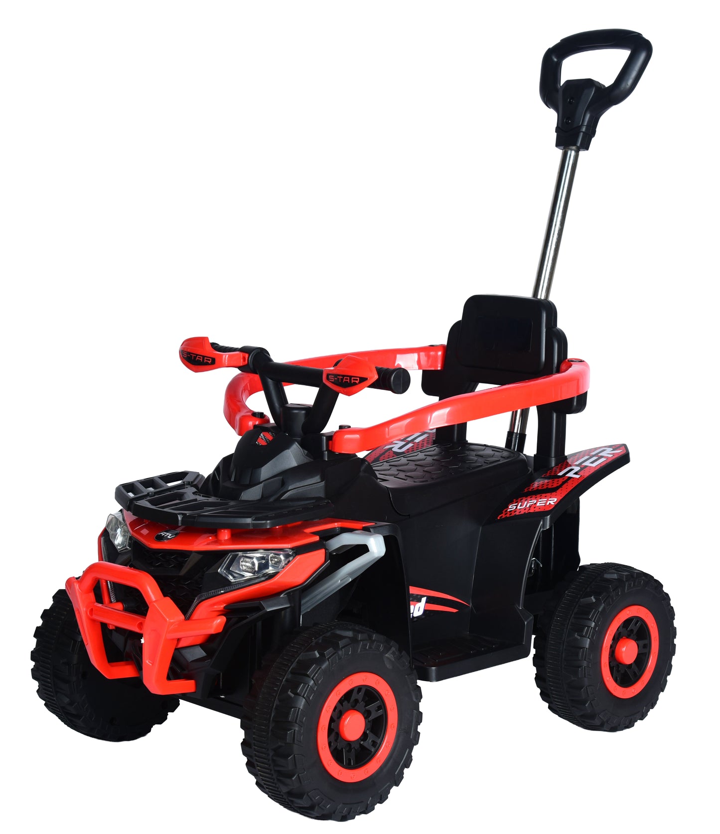 Cuatrimoto Montable Con Música Y Luces, Barras De Seguridad