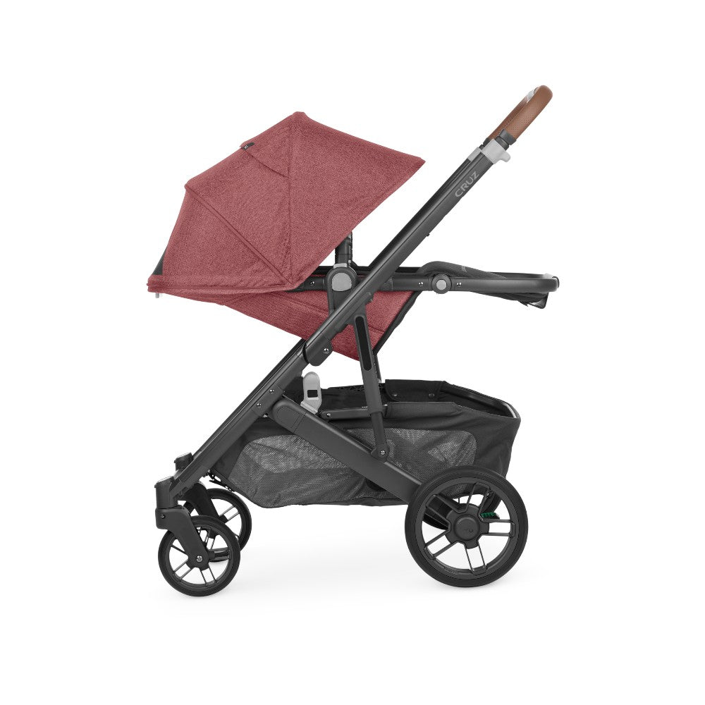 Carriola UPPAbaby Cruz V2 Lucy: Mango Telescópico, Asiento Reversible y Toldo Expandible con Protección UPF 50+