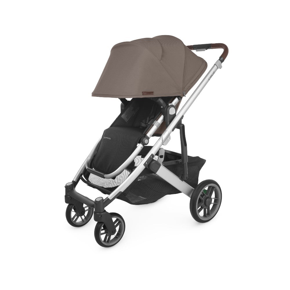 Carriola UPPAbaby Cruz V2 Theo: Mango Telescópico, Asiento Reversible y Toldo Expandible con Protección UPF 50+