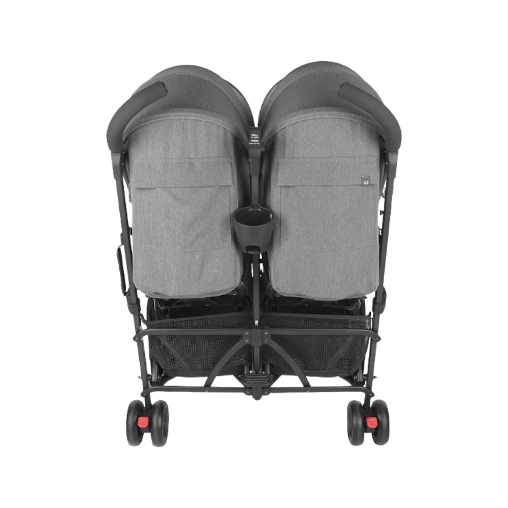 Carriola UPPAbaby G-Link V2 Greyson: Doble, Reclinación Ajustable y Toldo Expandible con Protección UPF 50+