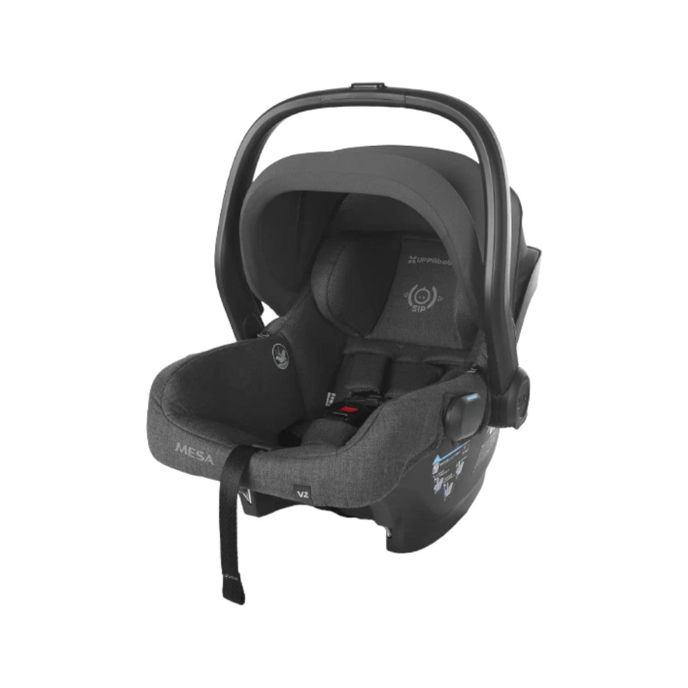 Autoasiento UPPAbaby Mesa V2 Greyson : Sistema SmartSecure, LATCH Autorretráctil y Toldo Plegable con FPS 25+