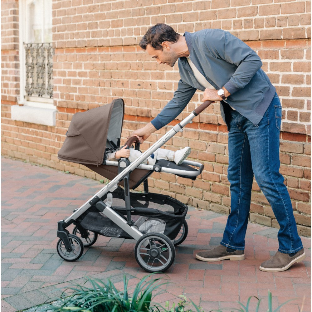 Carriola UPPAbaby Cruz V2 Theo: Mango Telescópico, Asiento Reversible y Toldo Expandible con Protección UPF 50+