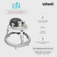 Andadera Kira Infanti Musical con Luces