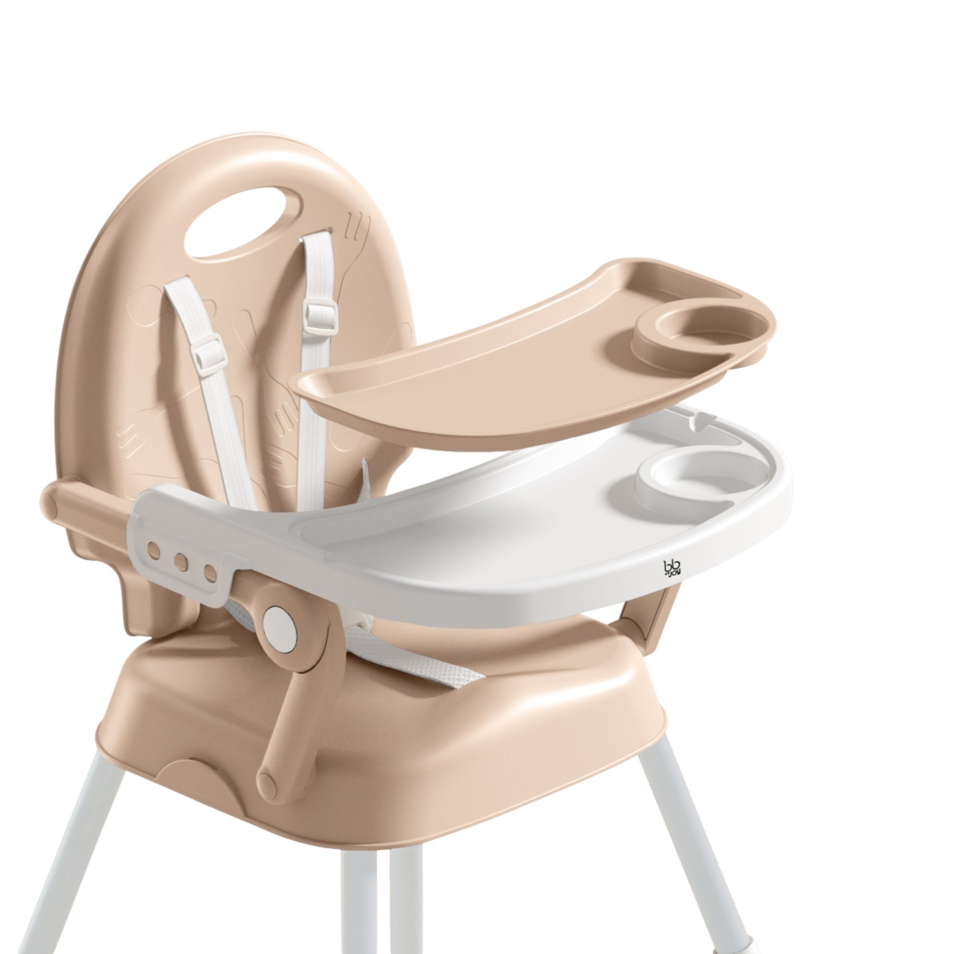 Silla Alta para Bebé 3 en 1 bb Joy Jinah con Arnés de 5 Puntos