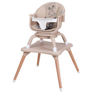 Silla Alta Periquera 7 En 1 Stitch Time Con Giro 360°