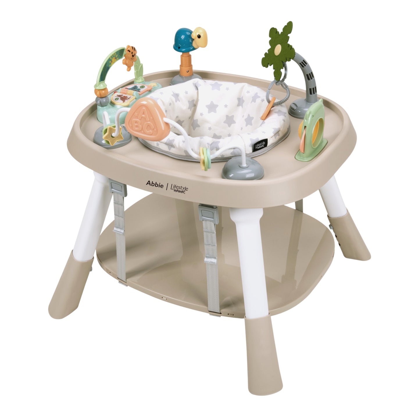 Silla Alta Periquera Bebes Con Giro 360° Arnés De 5 Puntos Abbie Arena