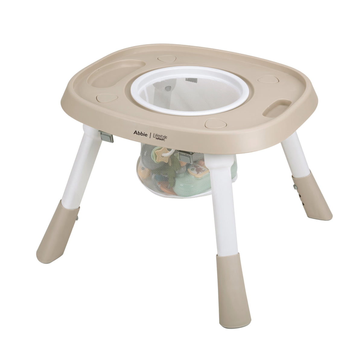 Silla Alta Periquera Bebes Con Giro 360° Arnés De 5 Puntos Abbie Arena