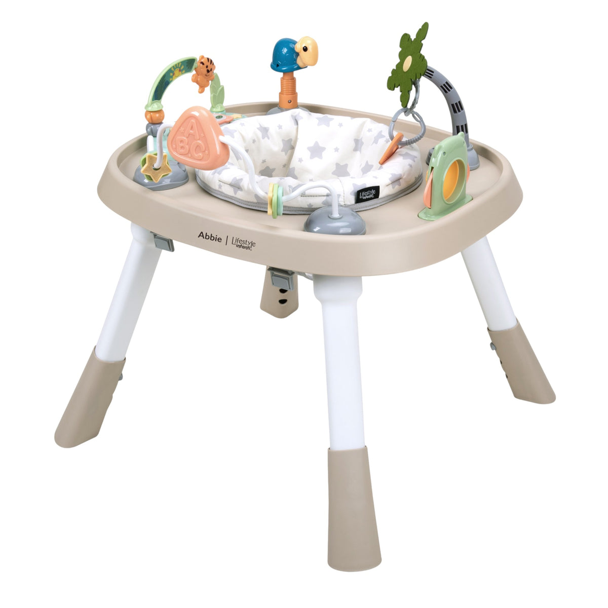 Silla Alta Periquera Bebes Con Giro 360° Arnés De 5 Puntos Abbie Arena