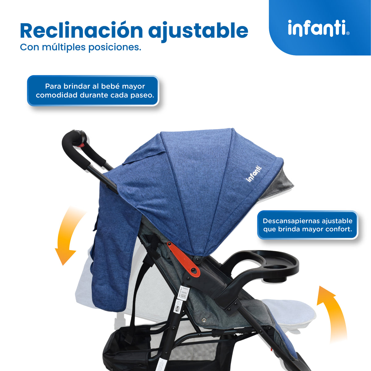 Carriola Travel System Hiro TS Con Portabebé y Plegado a Una Mano, Infanti.