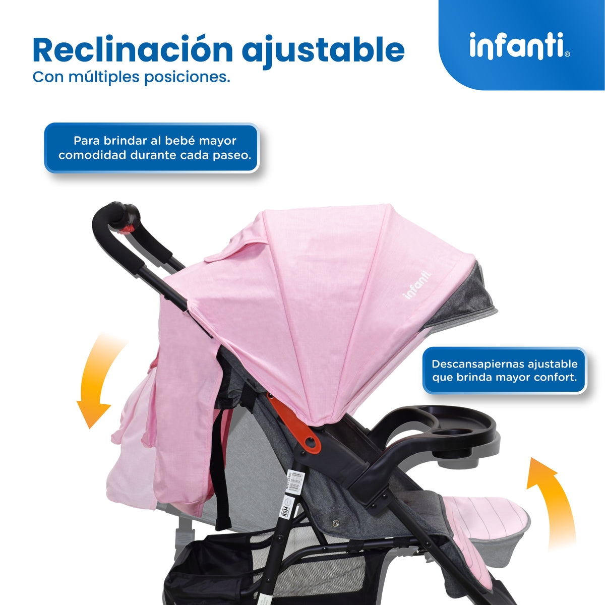 Carriola Travel System Hiro TS Con Portabebé y Plegado a Una Mano, Infanti.