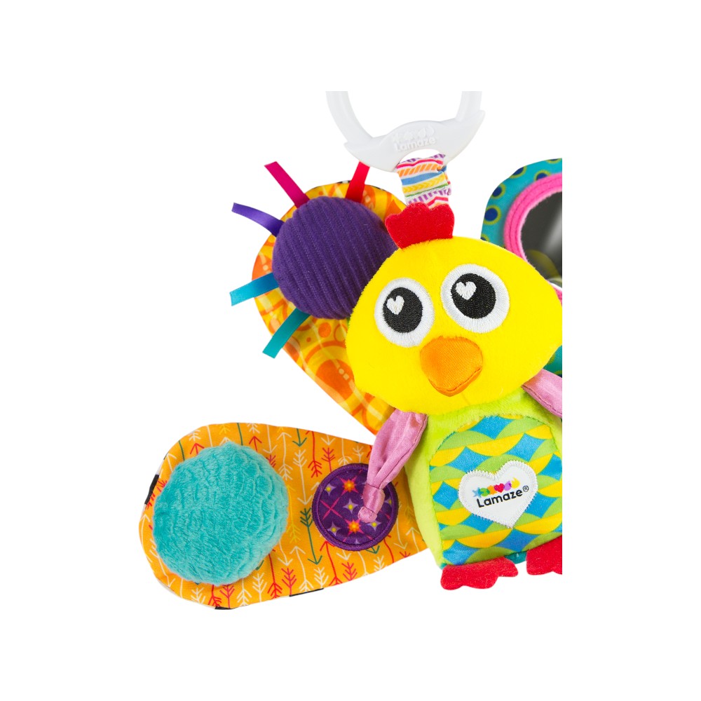 Juguete Interactivo Mordedera Jacques El Pavo Real Multicolor Lamaze