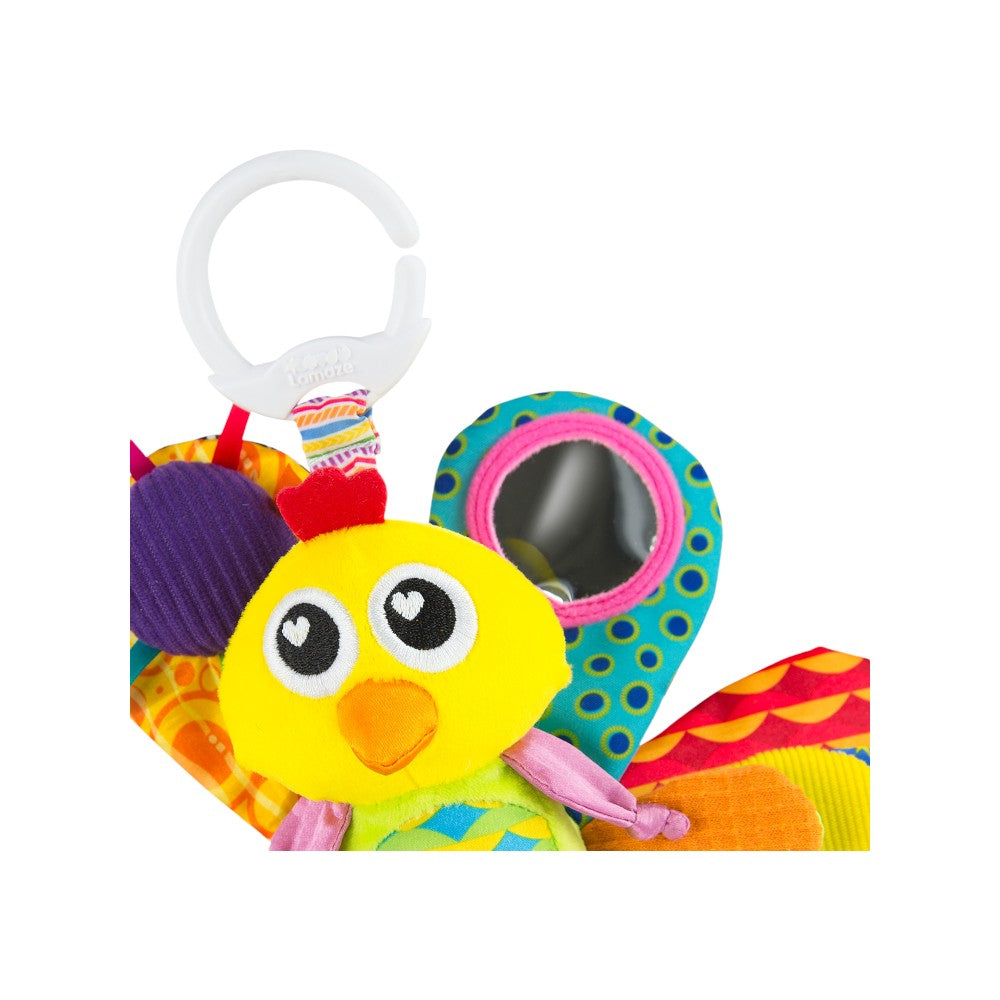 Juguete Interactivo Mordedera Jacques El Pavo Real Multicolor Lamaze