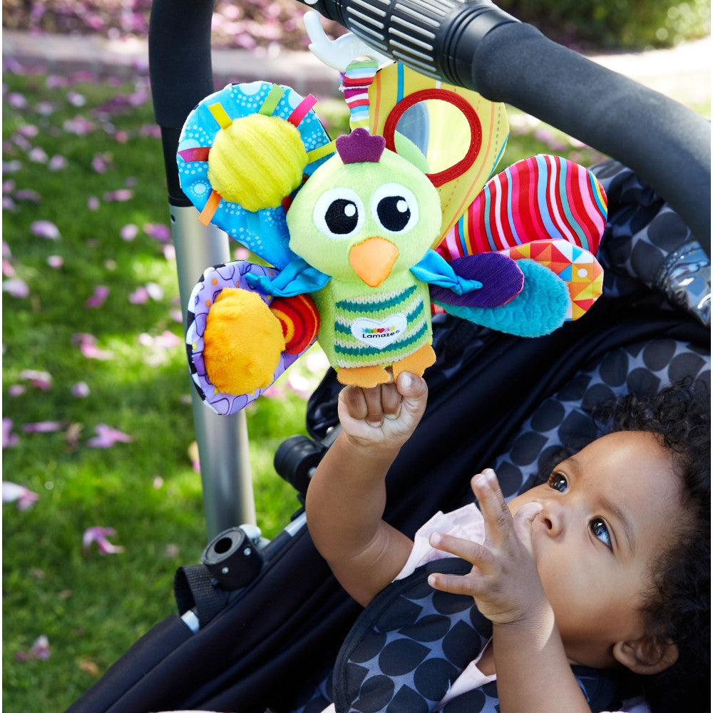 Juguete Interactivo Mordedera Jacques El Pavo Real Multicolor Lamaze