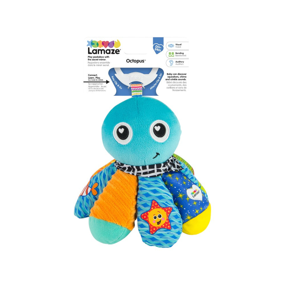 Juguete Interactivo Mordedera Saltysam El Pulpo Multicolor Lamaze