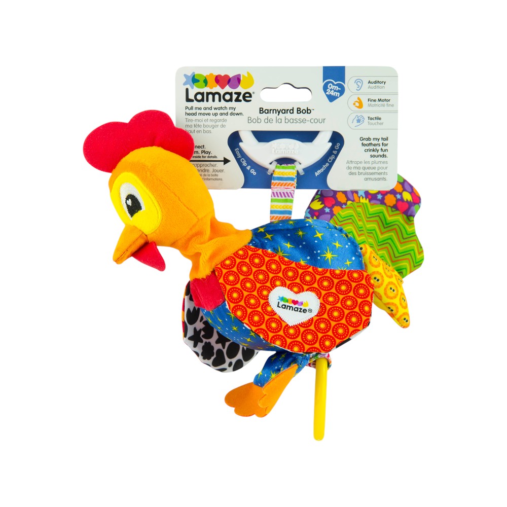 Peluche Lamaze Bob Le Coq - Multicolore Peluche Lamaze Bob Le Coq - Multicolore