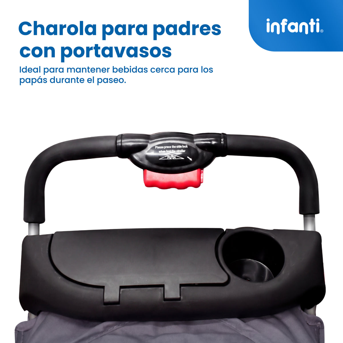 Carriola Travel System Lenni Con Portabebé y Plegado a Una Mano