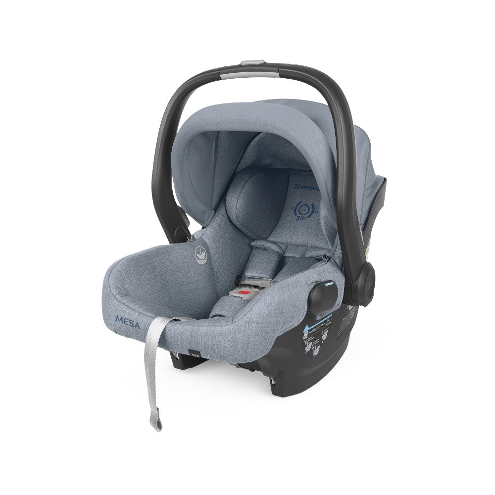 Autoasiento UPPAbaby Mesa V2 Gregory : Sistema SmartSecure, LATCH Autorretráctil y Toldo Plegable con FPS 25+