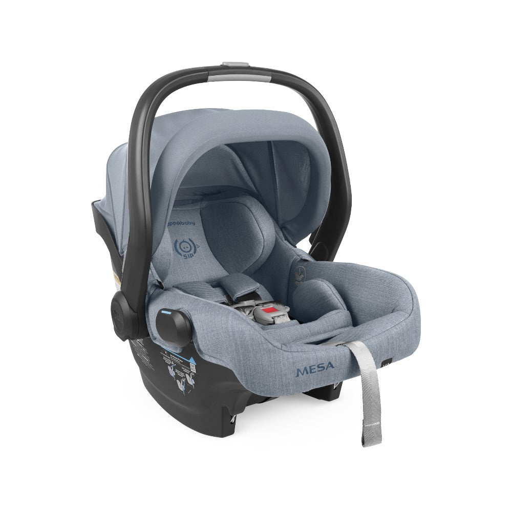 Autoasiento UPPAbaby Mesa V2 Gregory : Sistema SmartSecure, LATCH Autorretráctil y Toldo Plegable con FPS 25+