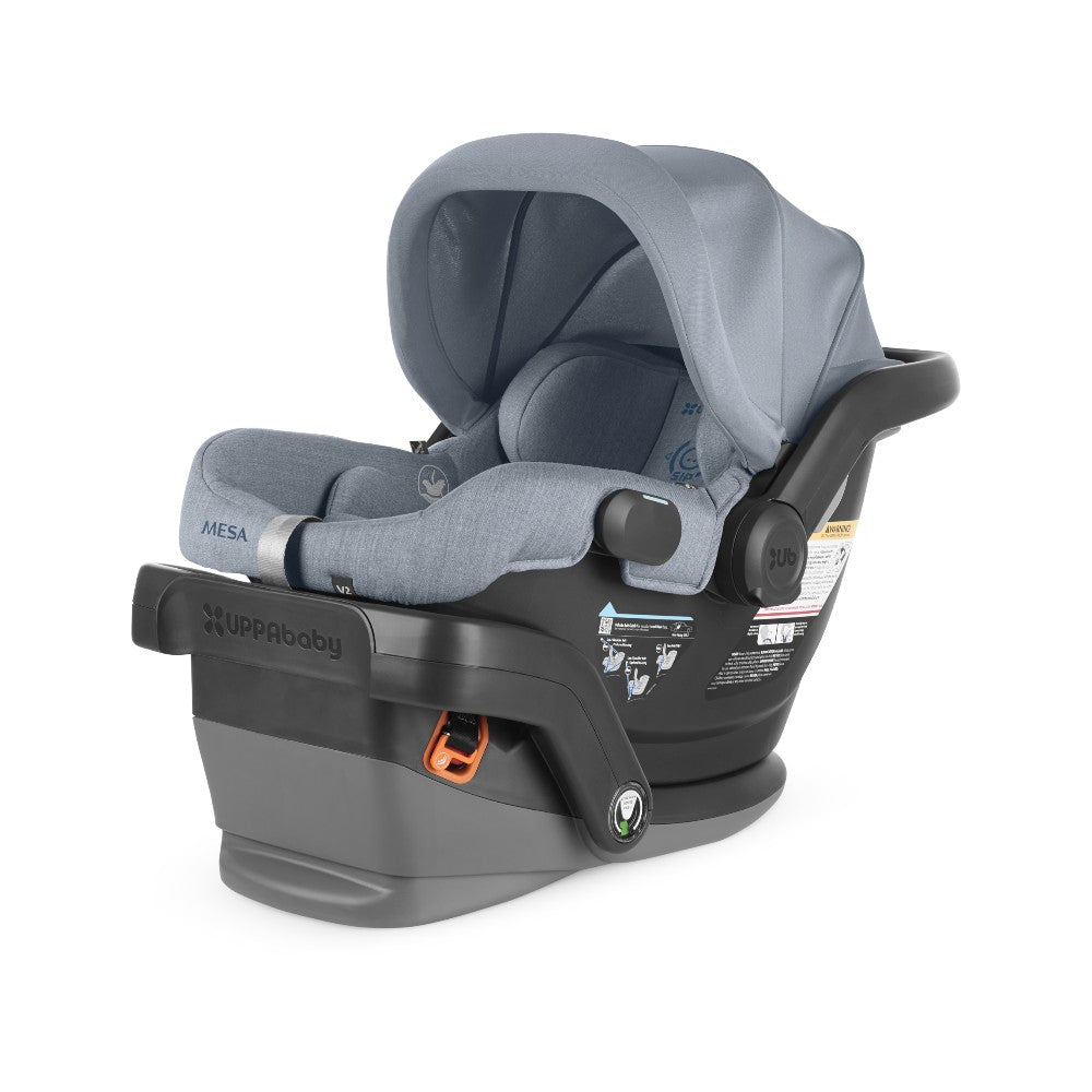 Autoasiento UPPAbaby Mesa V2 Gregory : Sistema SmartSecure, LATCH Autorretráctil y Toldo Plegable con FPS 25+