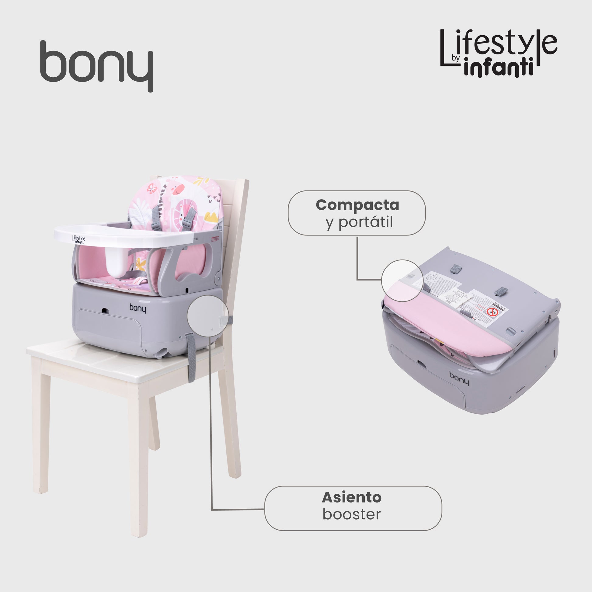 Silla 3 En 1 Bony Para Bebé Lifestyle By Infanti