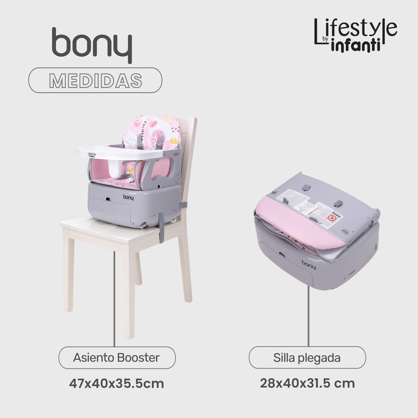 Silla 3 En 1 Bony Para Bebé Lifestyle By Infanti