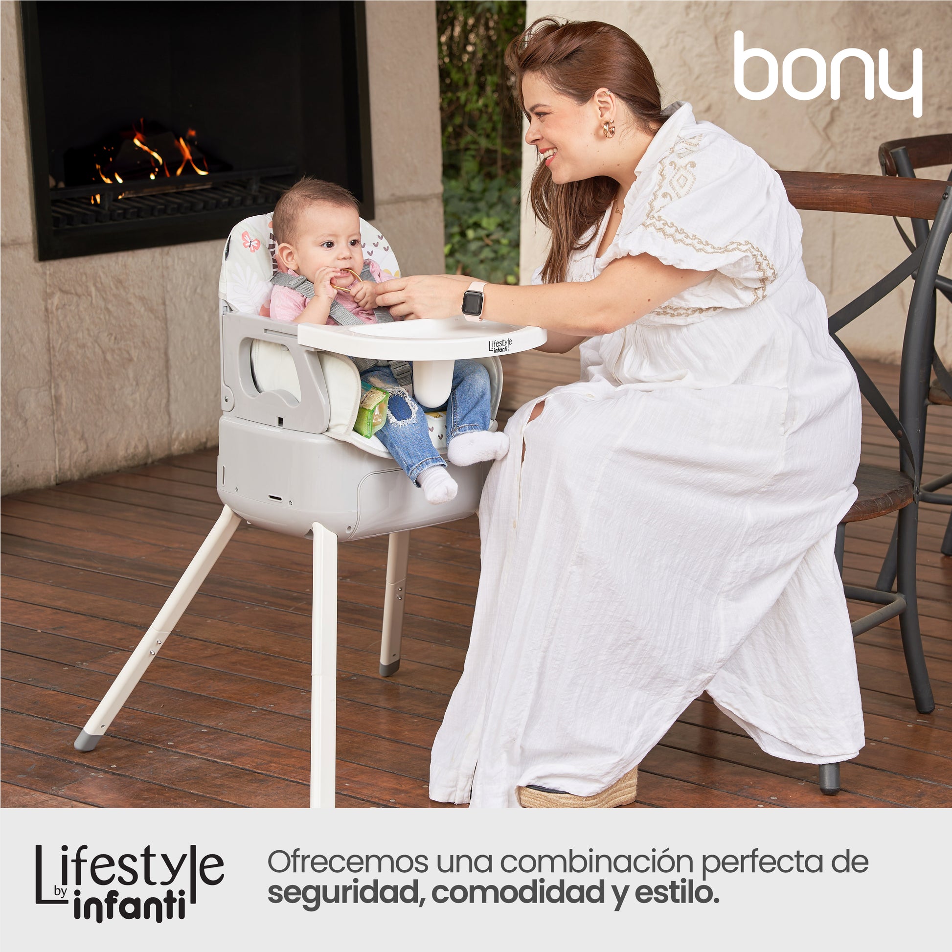 Silla 3 En 1 Bony Para Bebé Lifestyle By Infanti