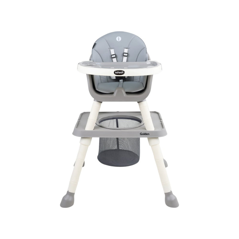 Silla Alta Infanti 6 en 1 Golden Multifuncional Con Charola Y Mesa De Actividades