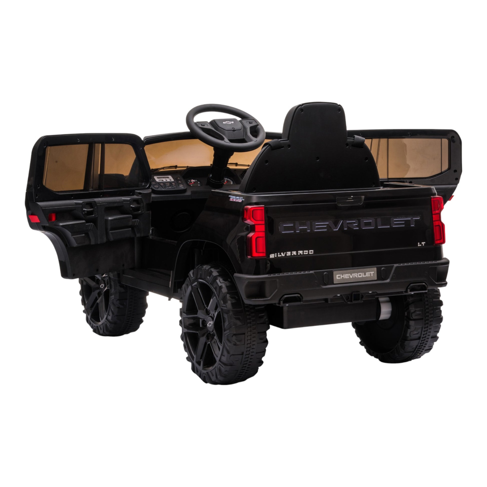 Camioneta Electrica Montable Chevrolet Silverado Luces Led