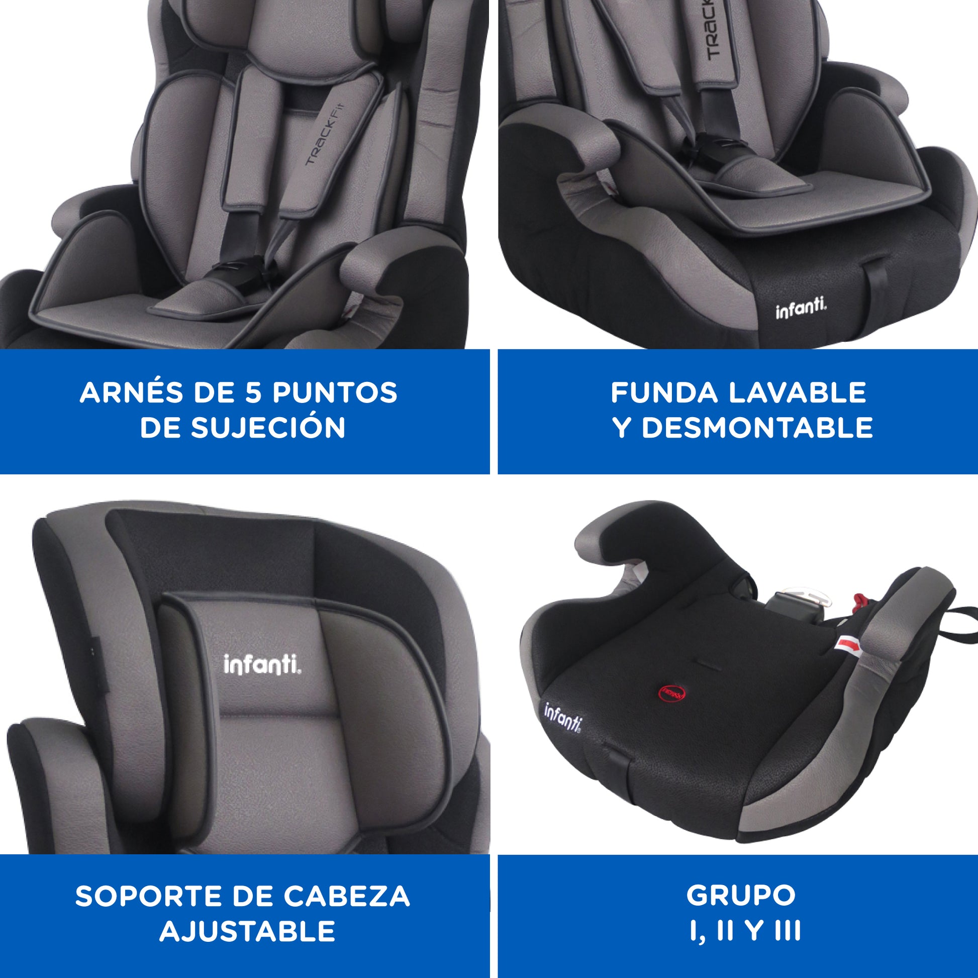 Autoasiento Infanti Para Bebé, Track Fit