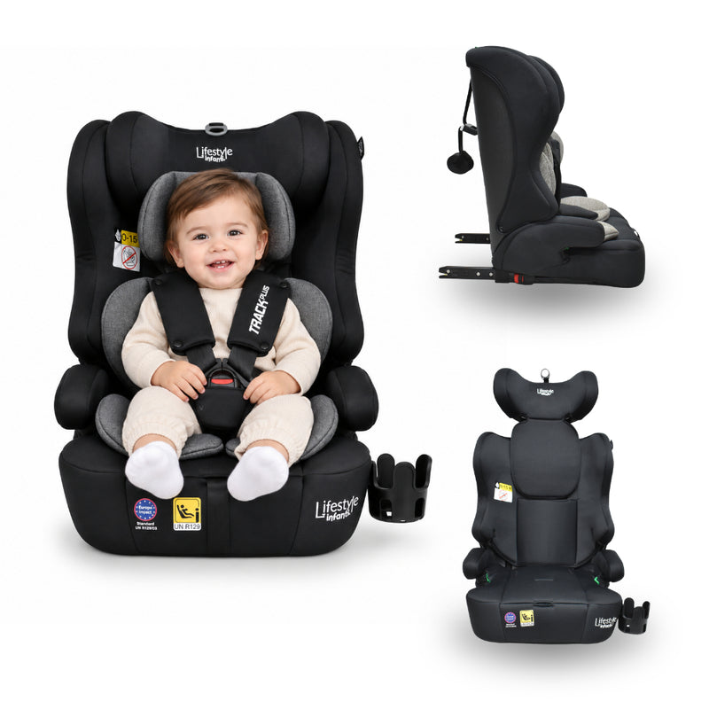 Autoasiento Track Plus Con Reclinación Y Arnés De Seguridad