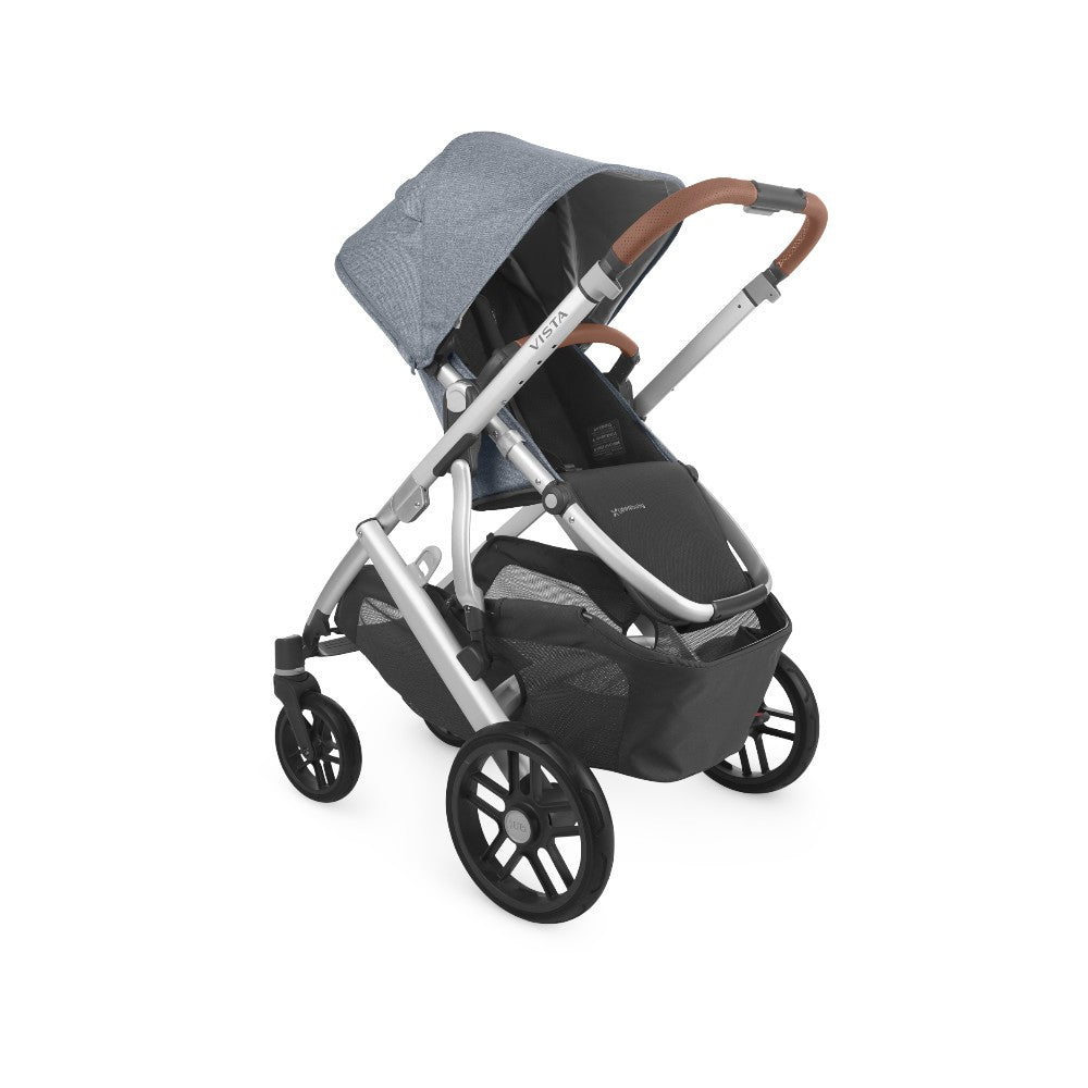 Carriola UPPAbaby Vista V2 Gregory: Mango Telescópico, Asiento Reversible y Toldo Expandible con Protección UPF 50+