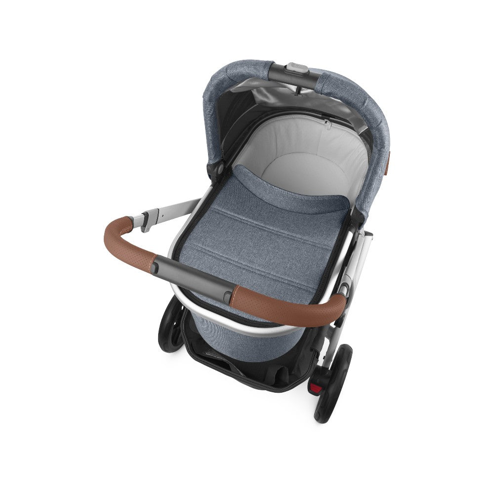 Carriola UPPAbaby Vista V2 Gregory: Mango Telescópico, Asiento Reversible y Toldo Expandible con Protección UPF 50+