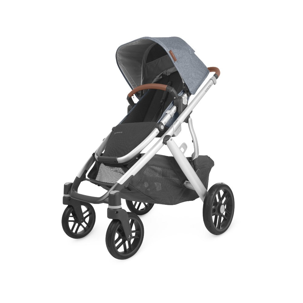 Carriola UPPAbaby Vista V2 Gregory: Mango Telescópico, Asiento Reversible y Toldo Expandible con Protección UPF 50+