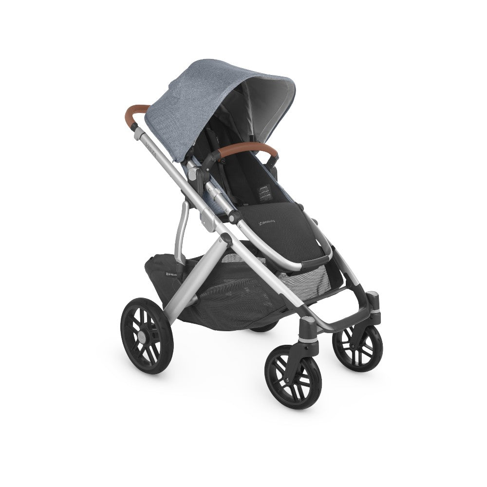 Carriola UPPAbaby Vista V2 Gregory: Mango Telescópico, Asiento Reversible y Toldo Expandible con Protección UPF 50+