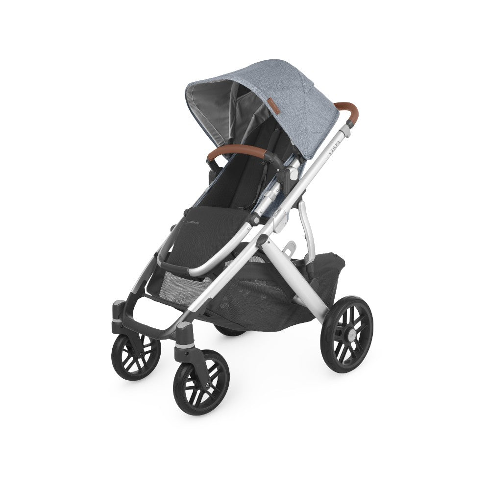 Carriola UPPAbaby Vista V2 Gregory: Mango Telescópico, Asiento Reversible y Toldo Expandible con Protección UPF 50+