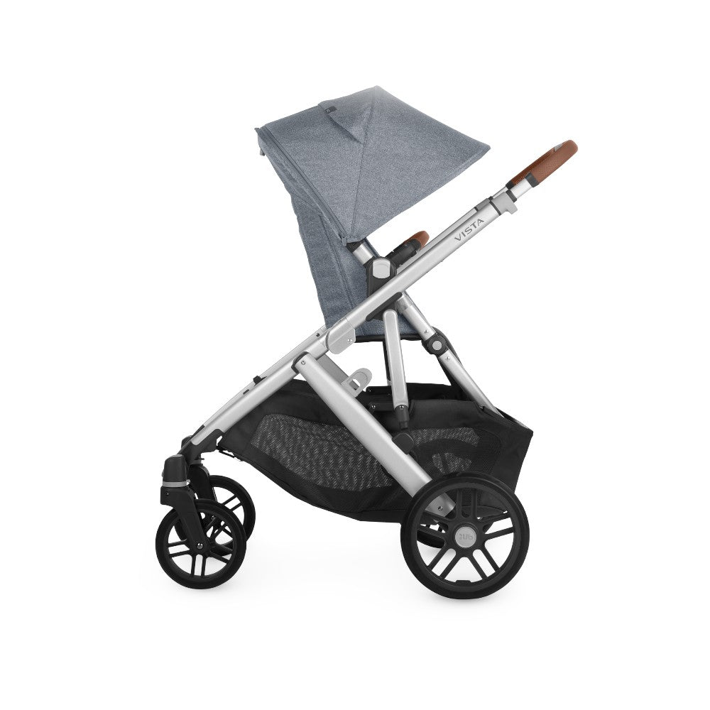 Carriola UPPAbaby Vista V2 Gregory: Mango Telescópico, Asiento Reversible y Toldo Expandible con Protección UPF 50+