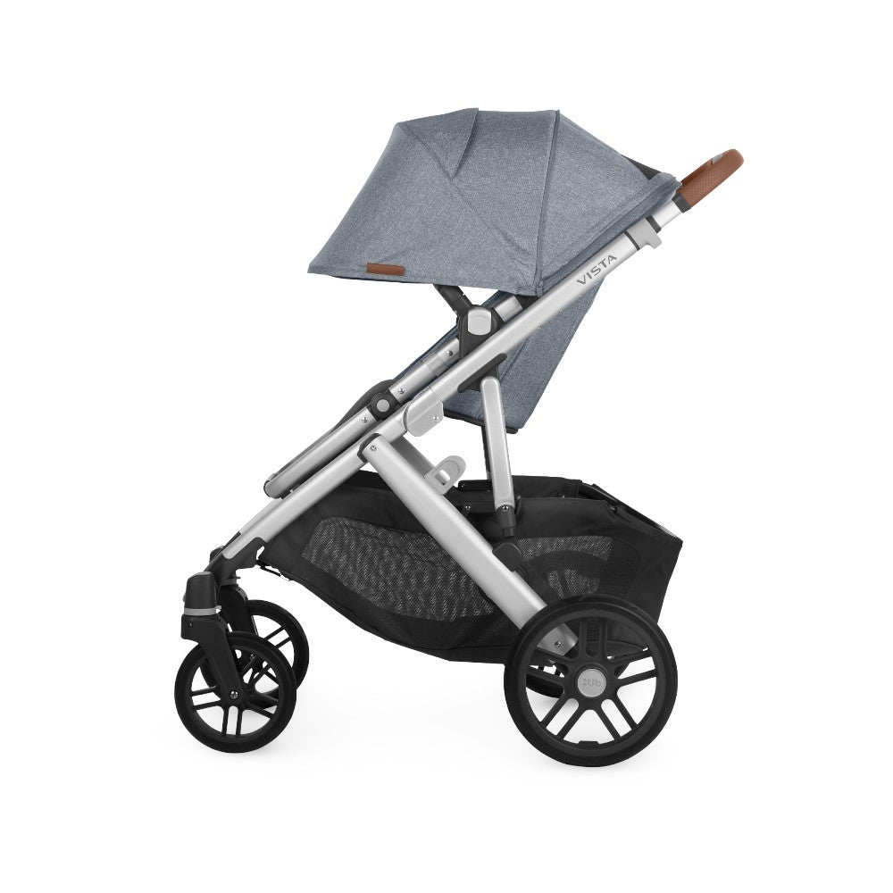 Carriola UPPAbaby Vista V2 Gregory: Mango Telescópico, Asiento Reversible y Toldo Expandible con Protección UPF 50+