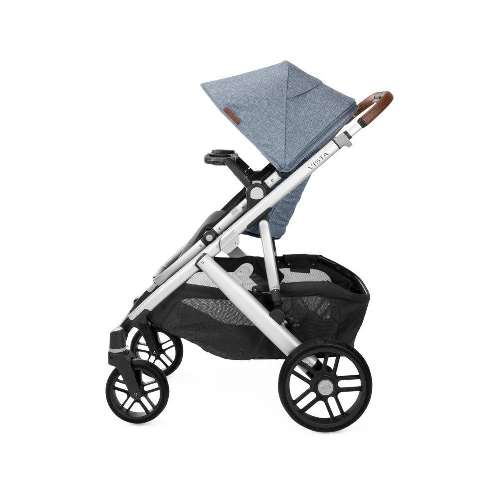 Carriola UPPAbaby Vista V2 Gregory: Mango Telescópico, Asiento Reversible y Toldo Expandible con Protección UPF 50+