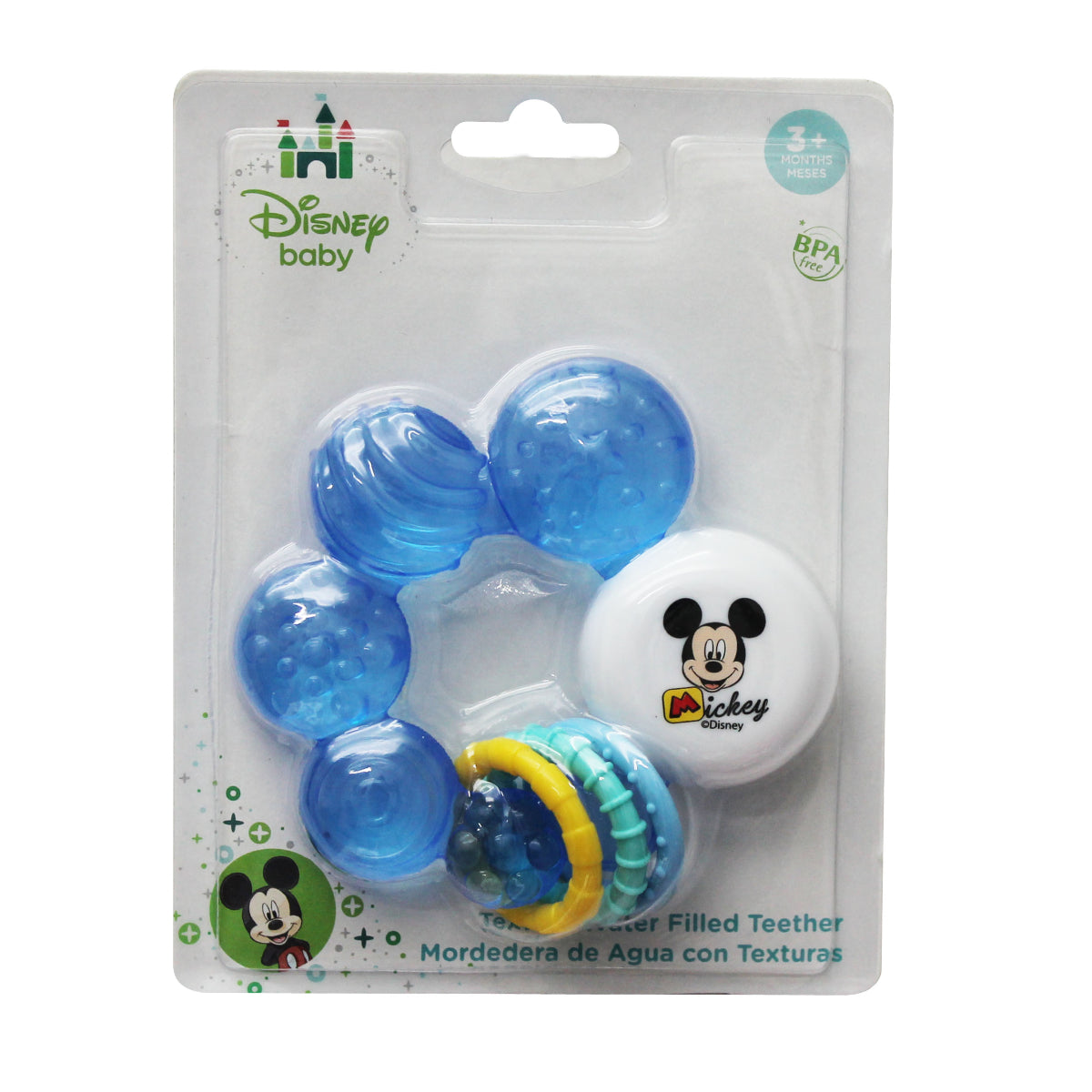 Mordedera De Agua Sonaja Silicona Mickey