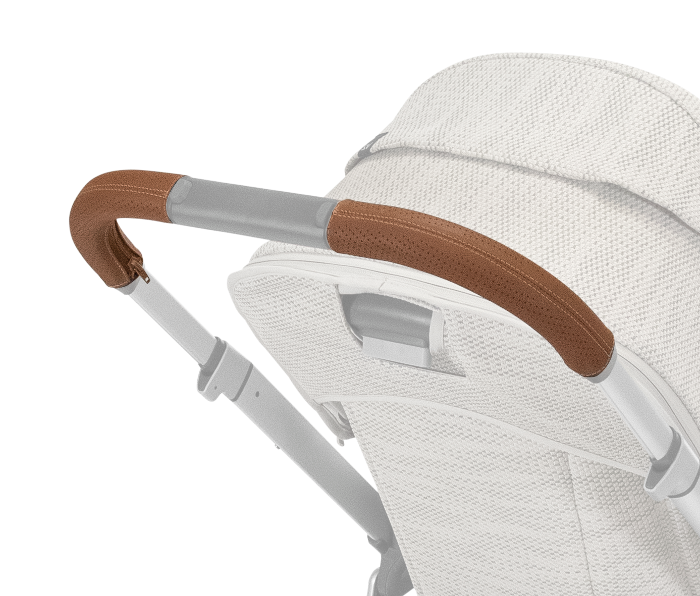 Funda De Cuero Para Manillar Café UPPAbaby